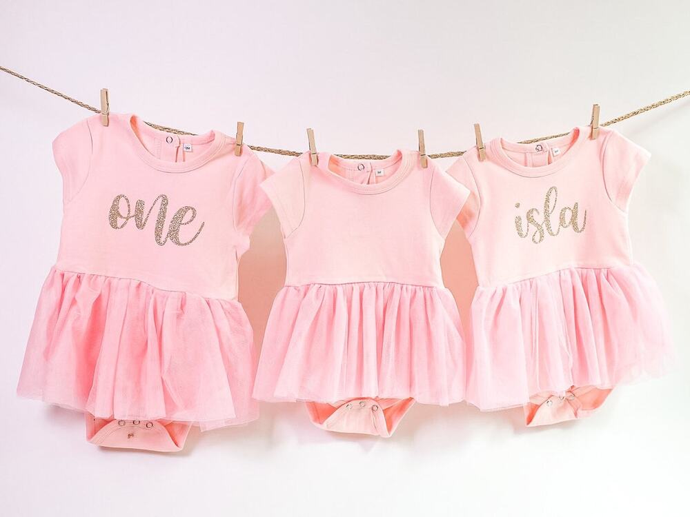 Pink Baby Girl Tutu Romper